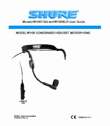 Shure Microphone WH30XLR-page_pdf